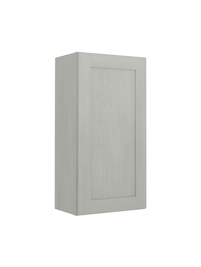 Nova Light Grey Shaker W2136 Single Door Wall Closed