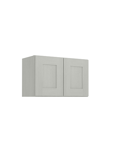 Nova Light Grey Shaker W2415b Double Door Bridge Wall Closed
