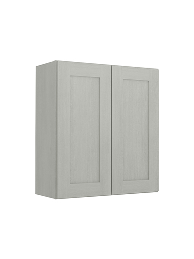 Nova Light Grey Shaker W2730b Double Door Wall Closed