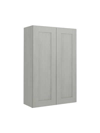 Nova Light Grey Shaker W2742b Double Door Wall Closed