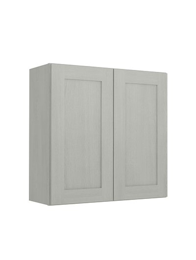 Nova Light Grey Shaker W3030b Double Door Wall Closed