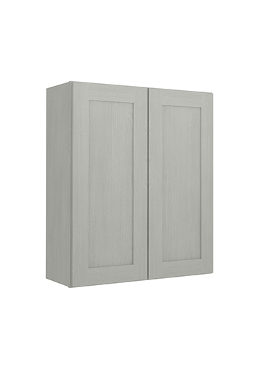 Nova Light Grey Shaker W3036b Double Door Wall Closed