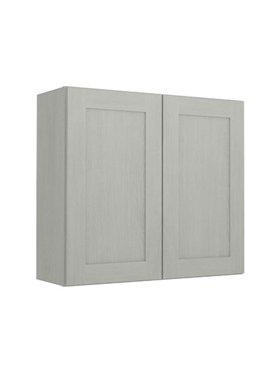 Nova Light Grey Shaker W3330b Double Door Wall Closed