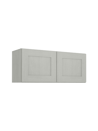 Nova Light Grey Shaker W3615b Double Door Bridge Wall Closed
