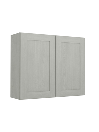 Nova Light Grey Shaker W3630b Double Door Wall Open
