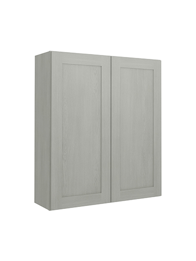 Nova Light Grey Shaker W3642b Double Door Wall Closed