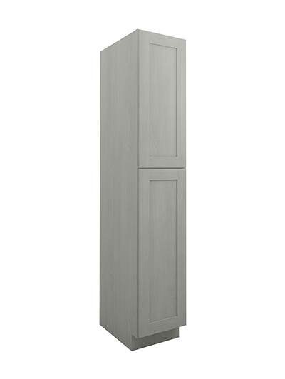 Nova Light Grey Shaker Wp1584 Double Door Pantry Closed