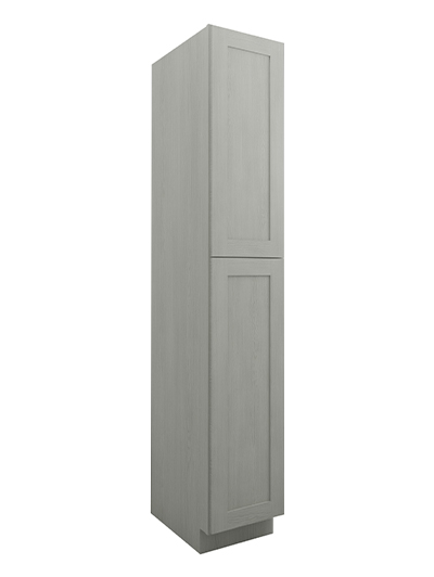 Nova Light Grey Shaker Wp1590 Double Door Pantry Closed