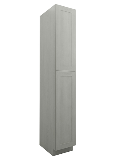 Nova Light Grey Shaker Wp1596 Double Door Pantry Closed