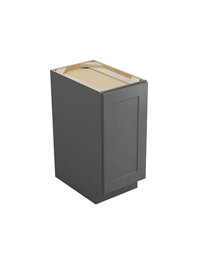 Shaker Grey B15fhtd Full Height Tray Divider Base Closed