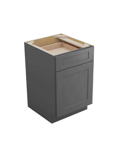 Shaker Grey B21tcpo Base With Double Trash Can Closed