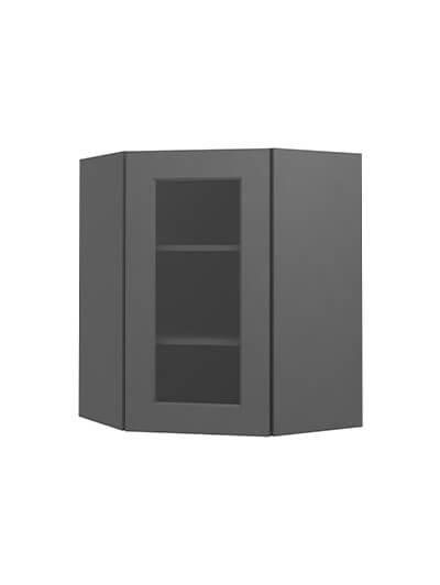 Shaker Grey Dcw2430gd Diagonal Glass Door Wall Closed