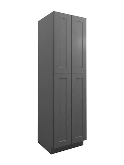 Shaker Grey U2484244rs Utility Rollout Shelf Cabinet Closed