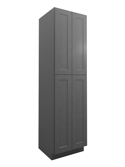 Shaker Grey U2490244rs Utility Rollout Shelf Cabinet Closed