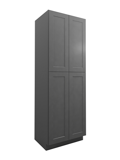 Shaker Grey U3090244rs Utility Rollout Shelf Cabinet Closed