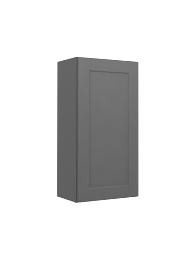 Shaker Grey W1836 Single Door Wall Closed