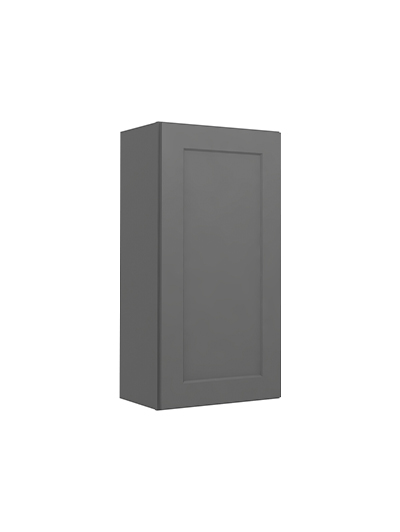 Shaker Grey W2136 Single Door Wall Closed