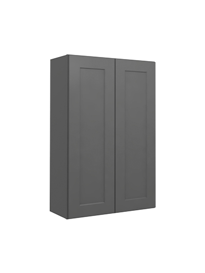 Shaker Grey W2742 Double Door Wall Closed