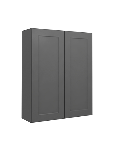 Shaker Grey W3342 Double Door Wall Closed