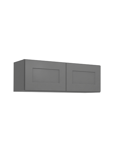 Shaker Grey W3612 Bridge Cabinet Closed