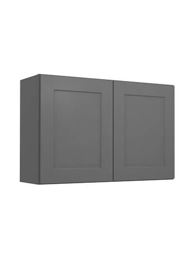 Shaker Grey W3624 Bridge Cabinet Closed