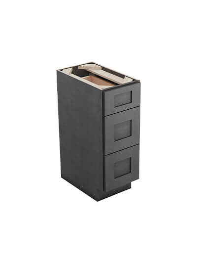 Greystone Shaker Db12 Triple Drawer Base Closed