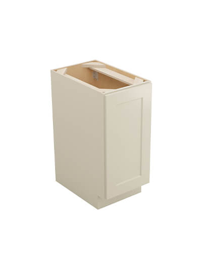 Shaker Antique White B15fh Single Door Base Closed