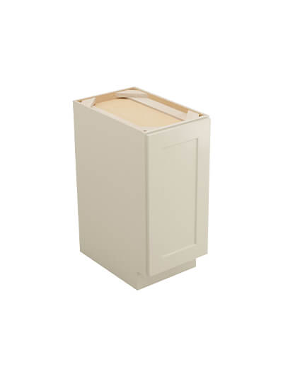 Shaker Antique White B15fhtd Full Height Tray Divider Base Closed