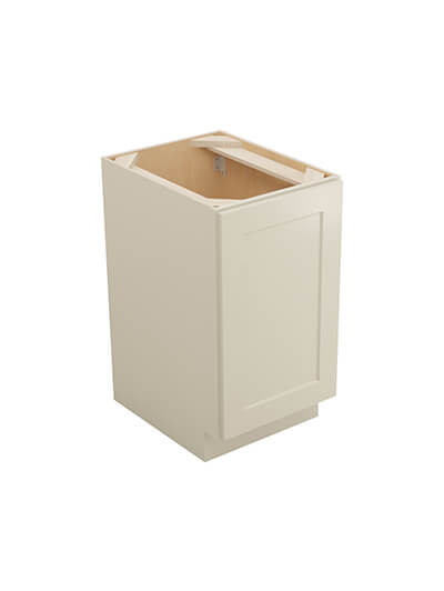 Shaker Antique White B18fh Single Door Base Closed