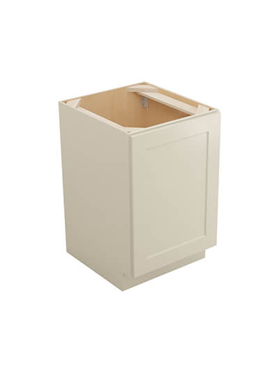 Shaker Antique White B21fh Single Door Base Closed