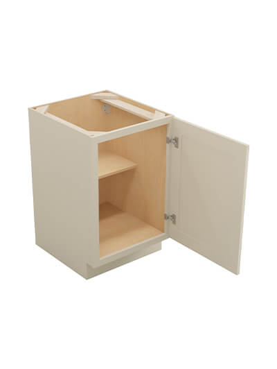 SA-B21FH: Shaker Antique White 21″ Single Door Base Cabinet