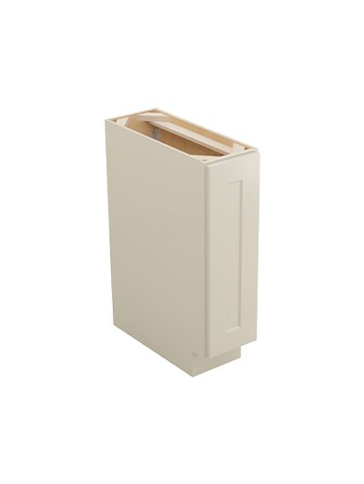 Shaker Antique White Bt9 Single Door Base Closed