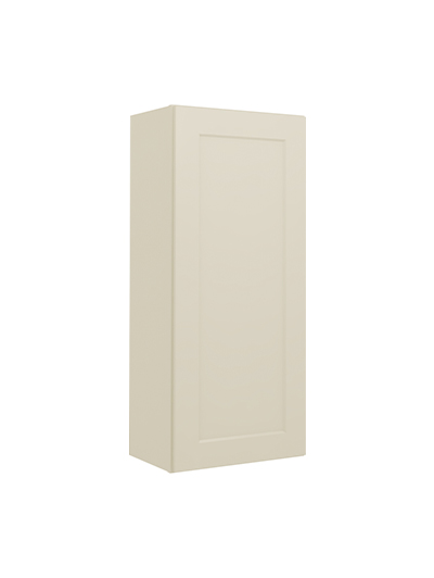 Shaker Antique White W1842 Single Door Wall Closed
