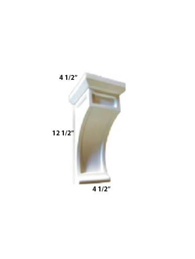 Unfinished Shaker CORBEL-58