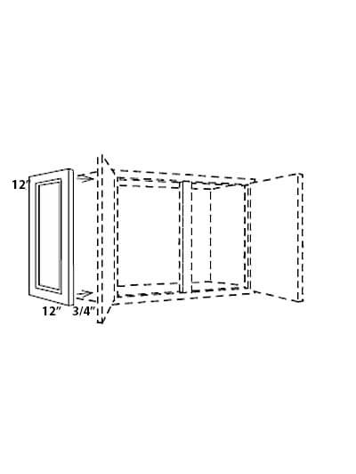 Unfinished Shaker 12×12 Decorator Matching Door