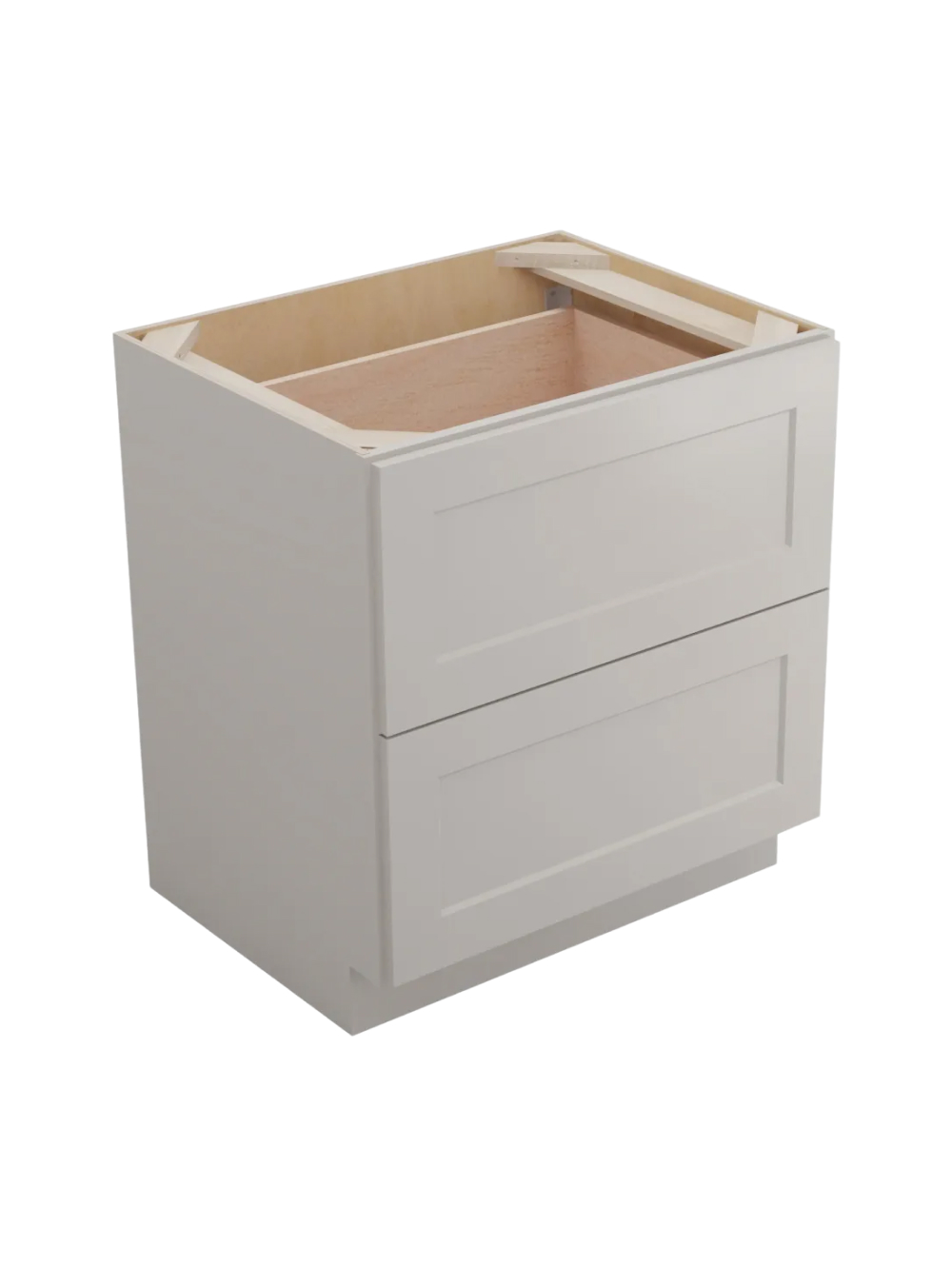 Shaker Dove 2db30 Two Drawer Base Closed