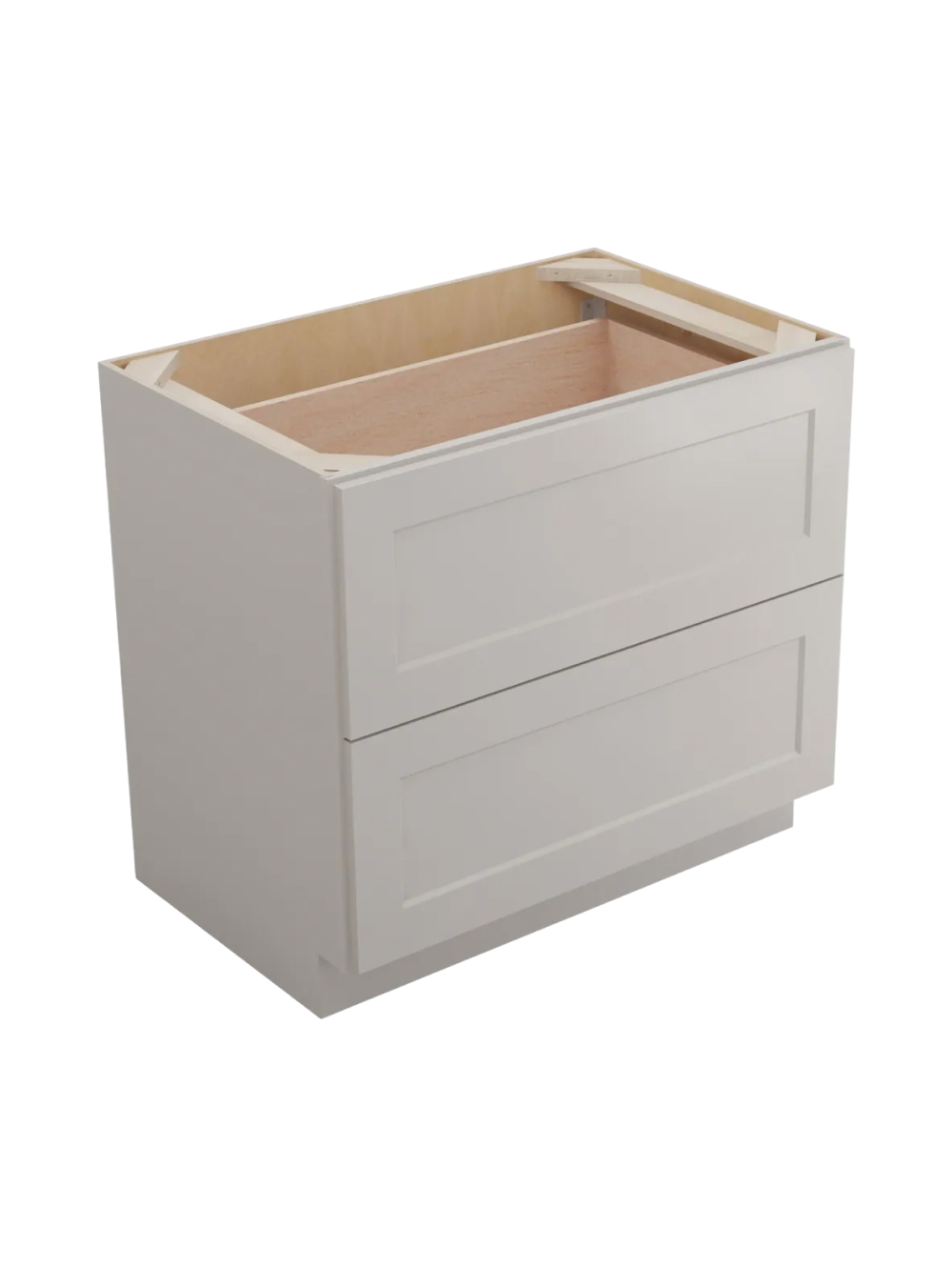 Shaker Dove 2db36 Two Drawer Base Closed
