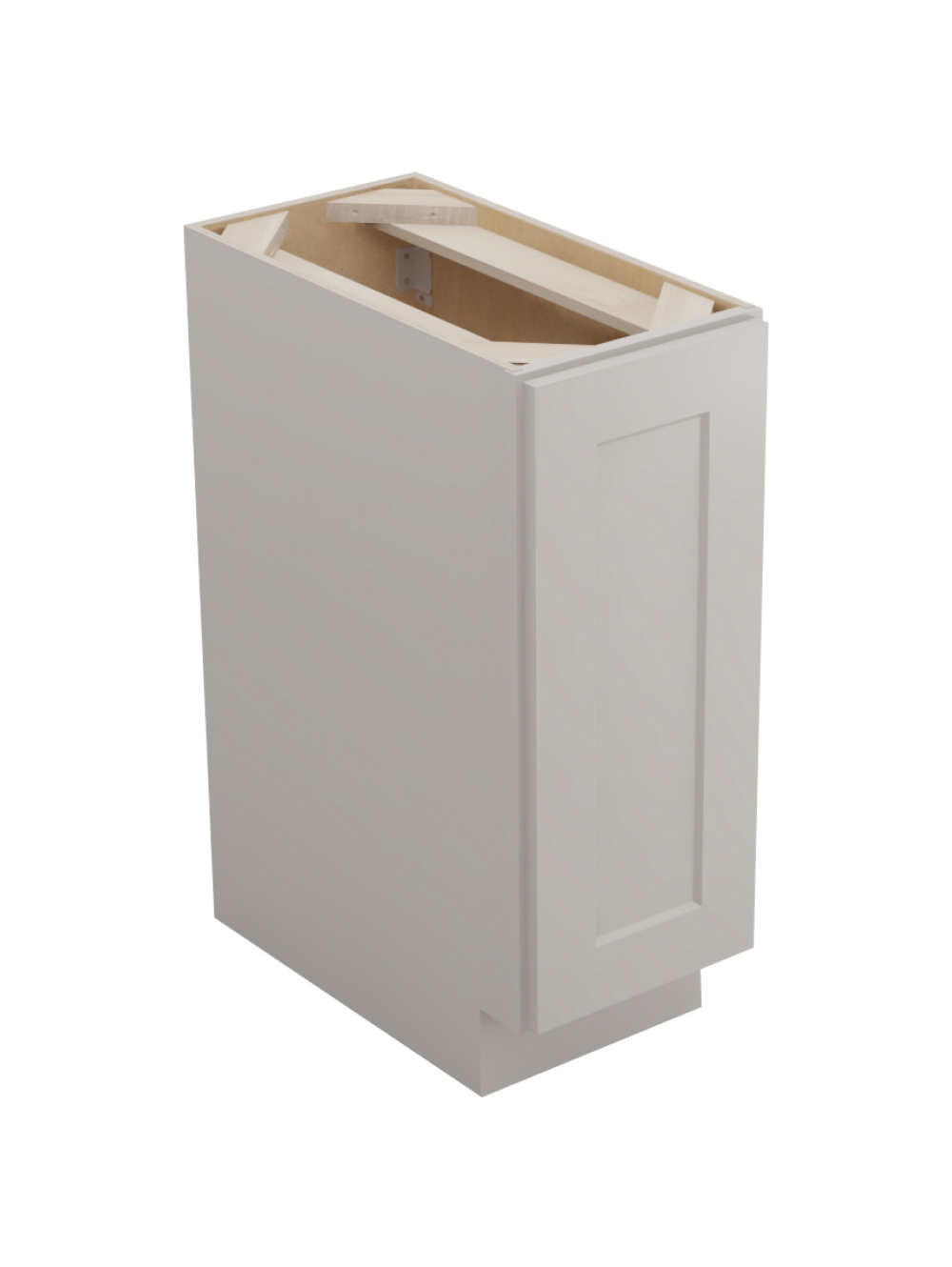 Shaker Dove B12fh Single Door Base Closed