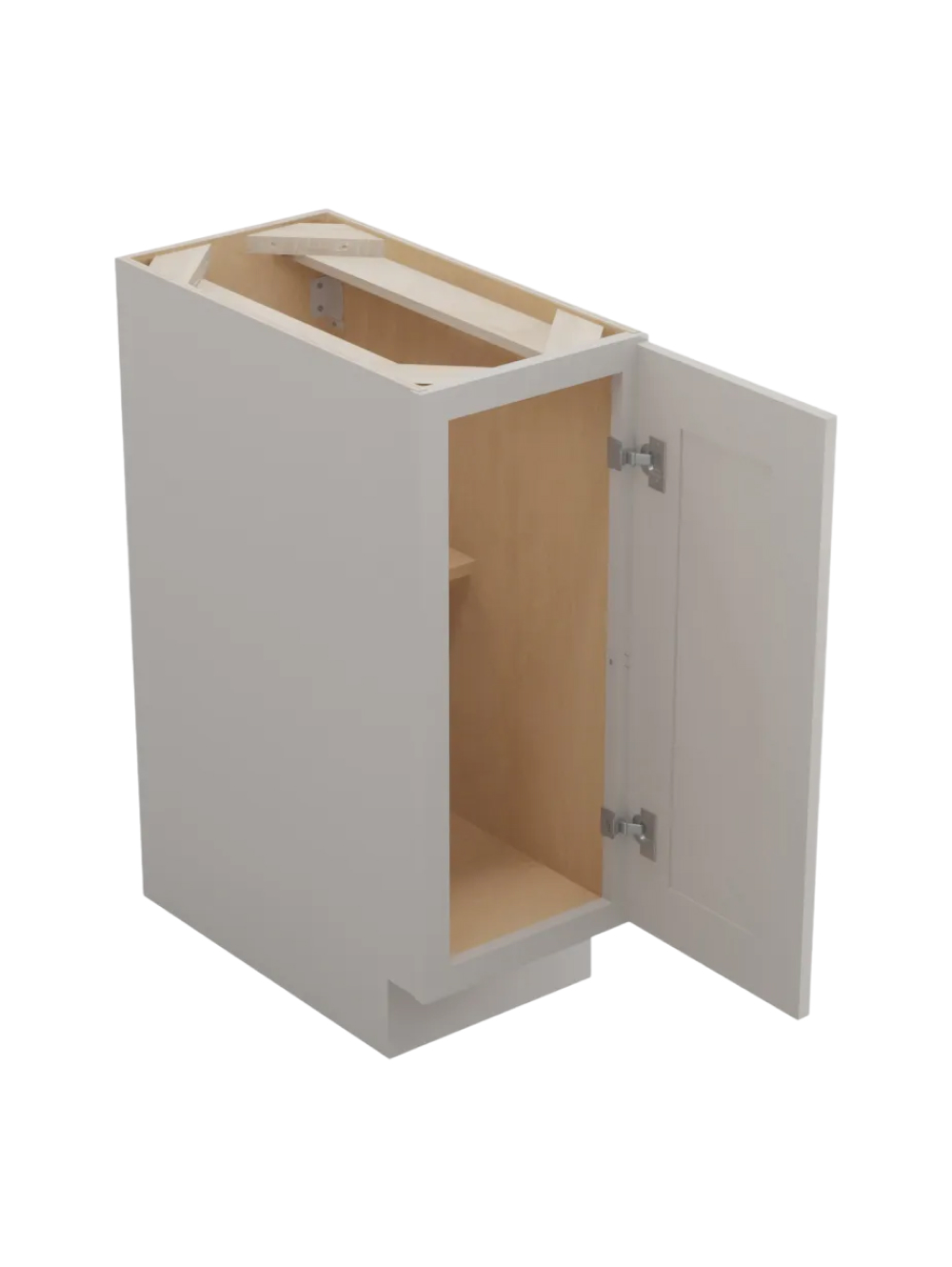 SD-B12FH: Shaker Dove 12″ Single Door Base Cabinet