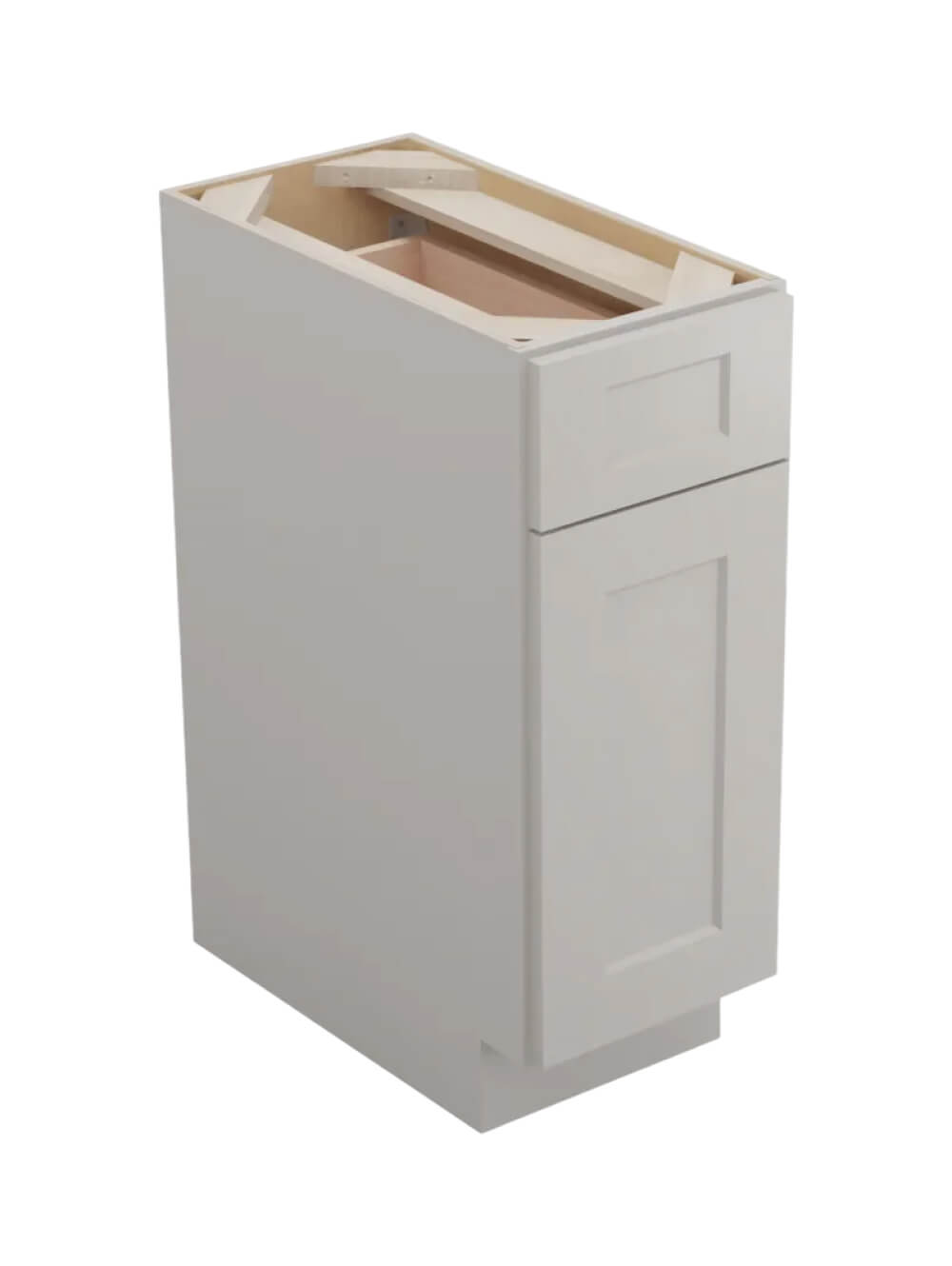 Shaker Dove B12td Single Tray Divider Base Closed