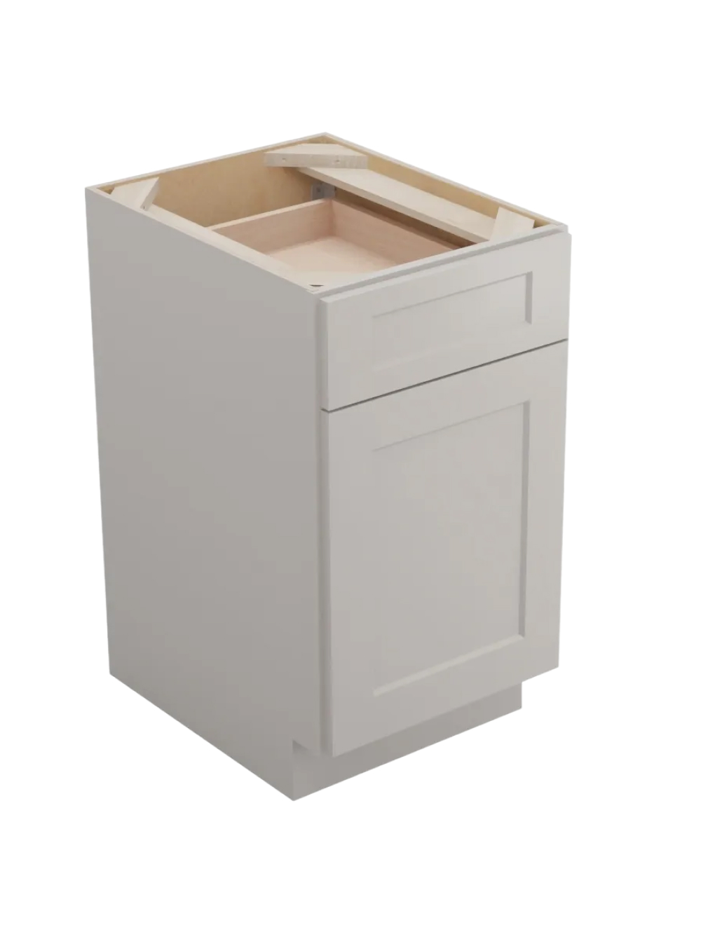 Shaker Dove B181rs One Rollout Shelf Base Closed