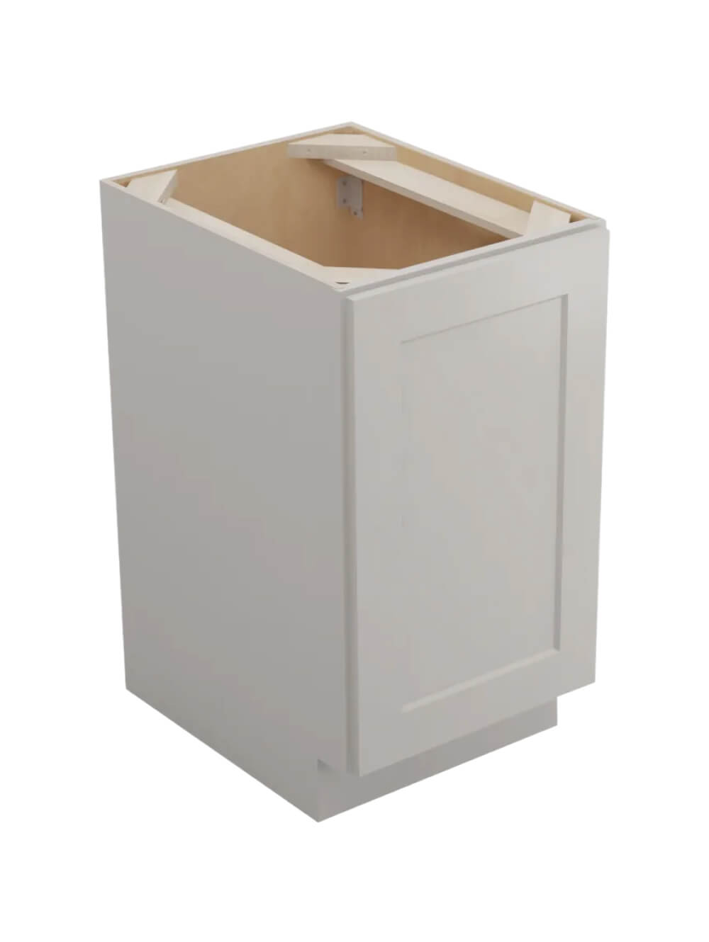 Shaker Dove B18fh1rs One Rollout Shelf Base Closed