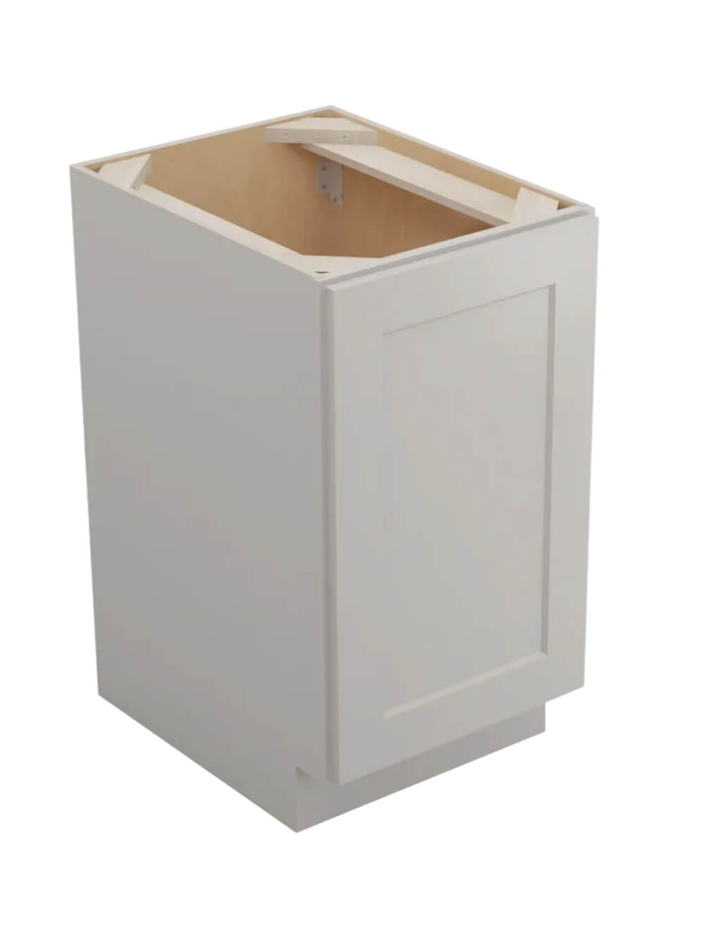 Shaker Dove B18fh3rs Three Rollout Shelf Base Closed
