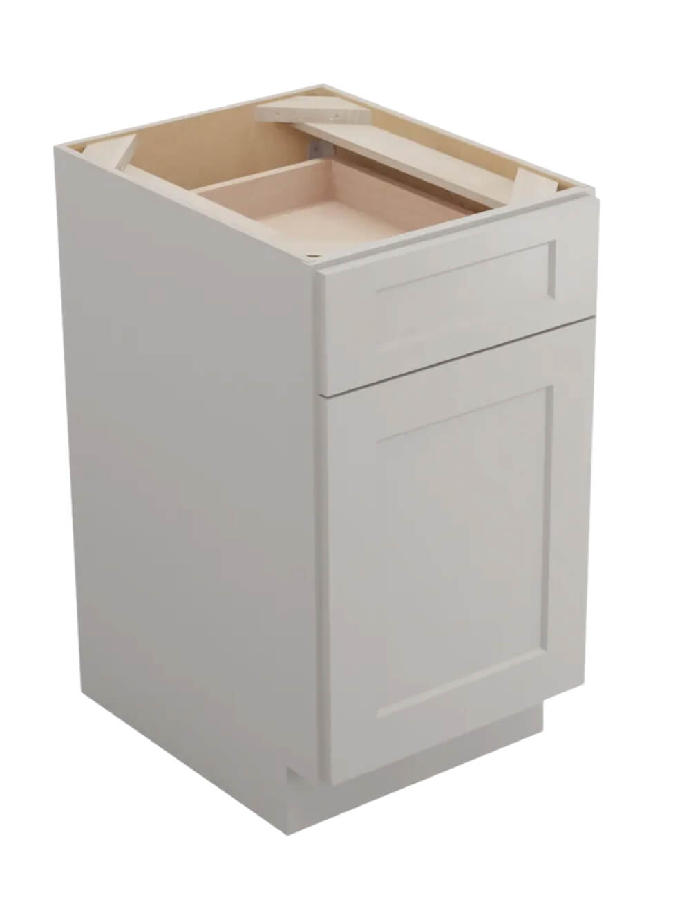 Shaker Dove B18td Double Tray Divider Base Closed