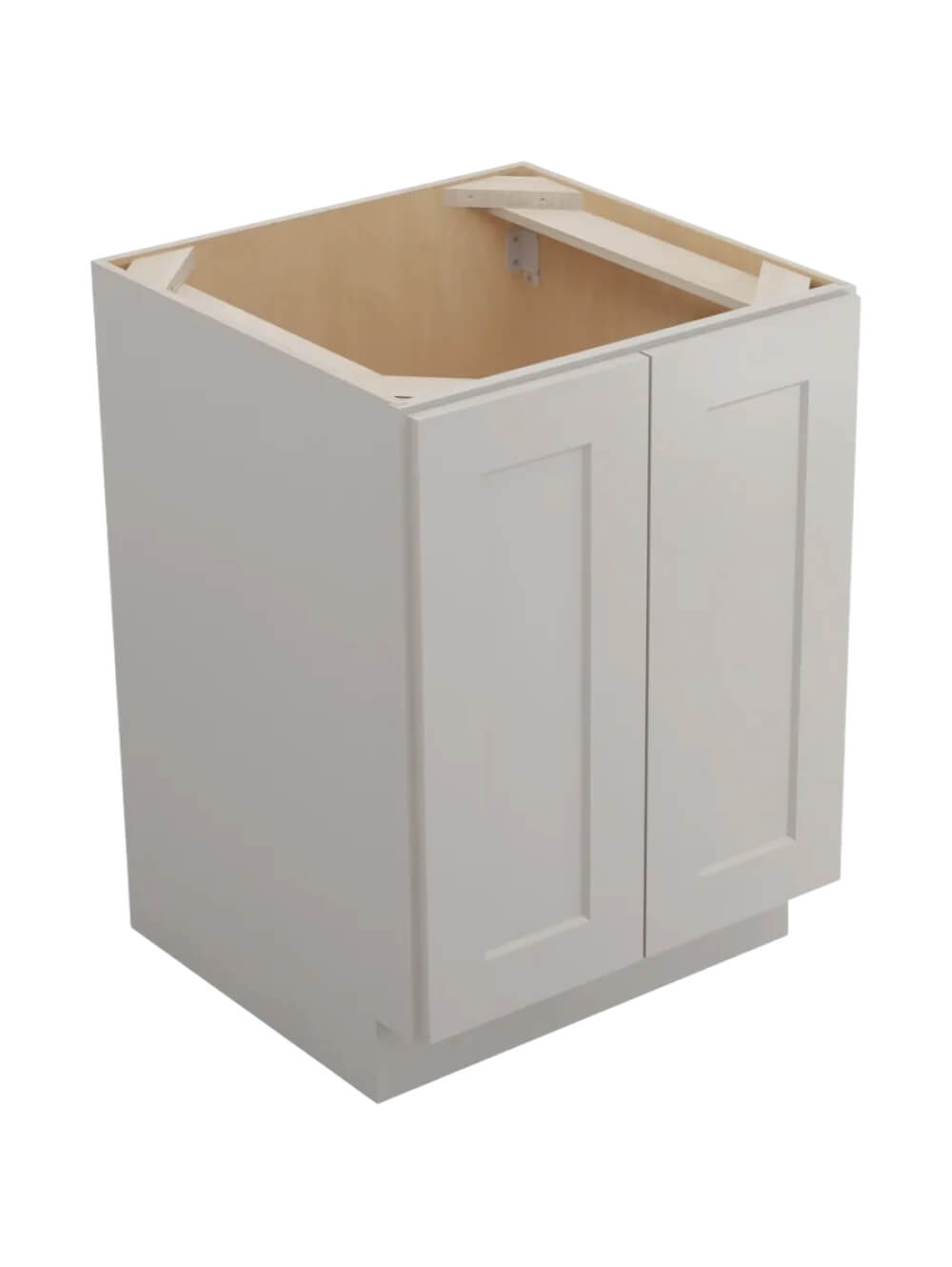 Shaker Dove B24fh Double Door Base Closed