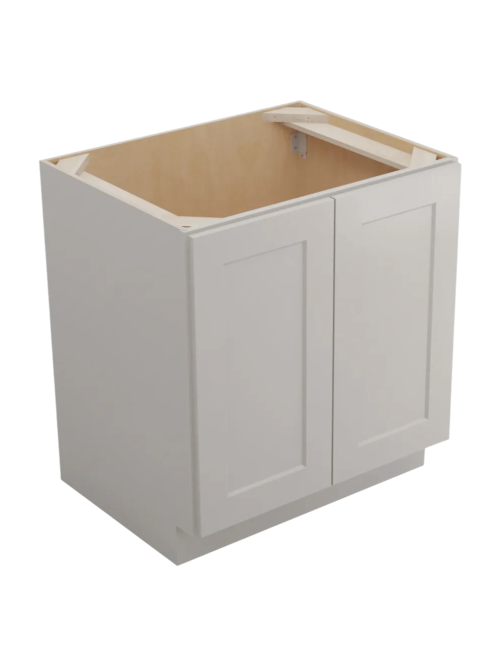 Shaker Dove B30fh Double Door Base Closed