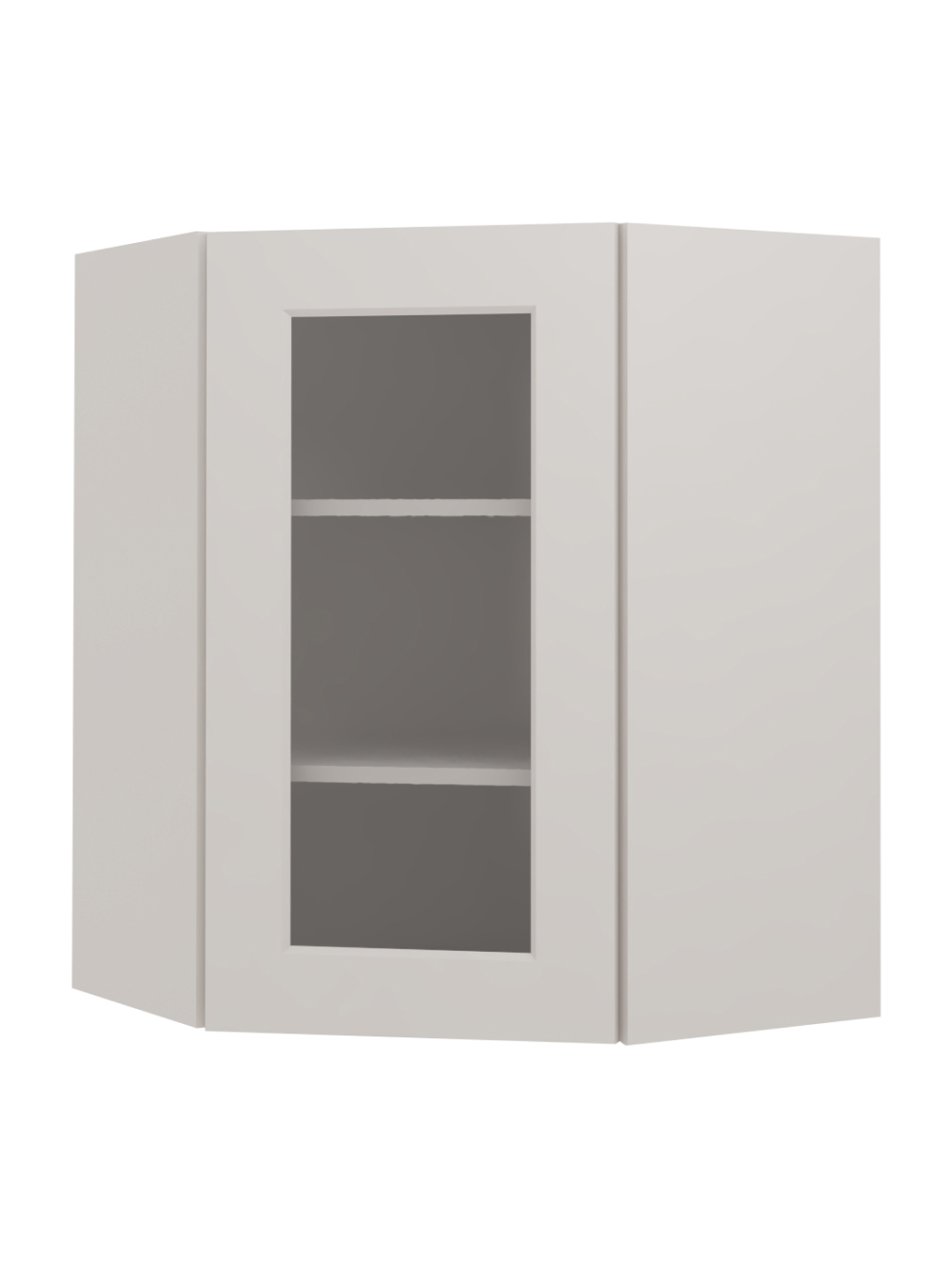 Shaker Dove Dcw2430gd Diagonal Glass Door Wall Closed