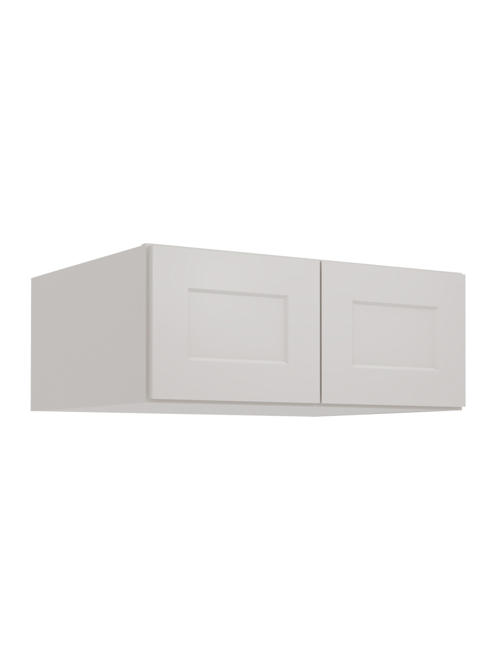 Shaker Dove W301224 Wall Refrigerator Cabinet Closed
