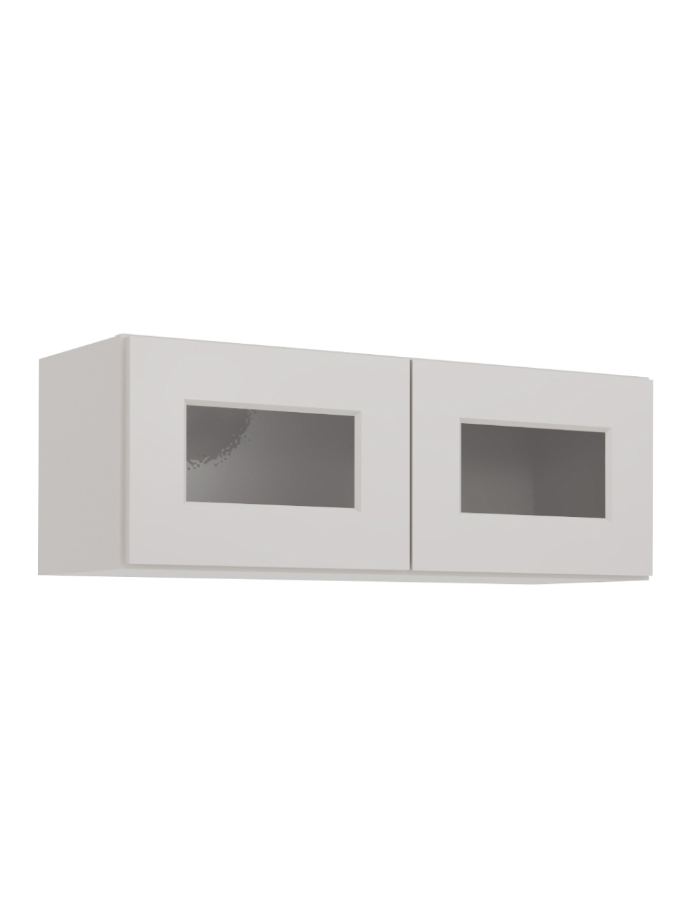 Shaker Dove W3312gd Glass Door Wall Stacker Closed