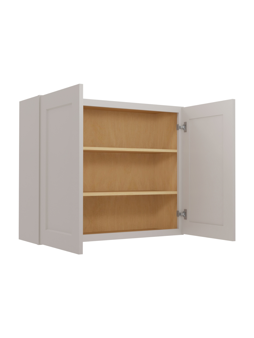 SD-W3630: Shaker Dove 36″ Double Door 30″ High Wall Cabinet